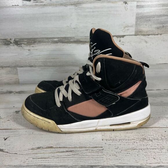 Nike Mens Air Jordan Flight High Top Basketball Shoes CI5762-090 Size‎ 8 US - Picture 2 of 9